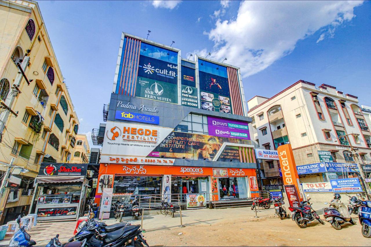 Fabhotel Ssr Fern Suites - 100M From Gsm Mall Madeenaguda Lingampalli エクステリア 写真